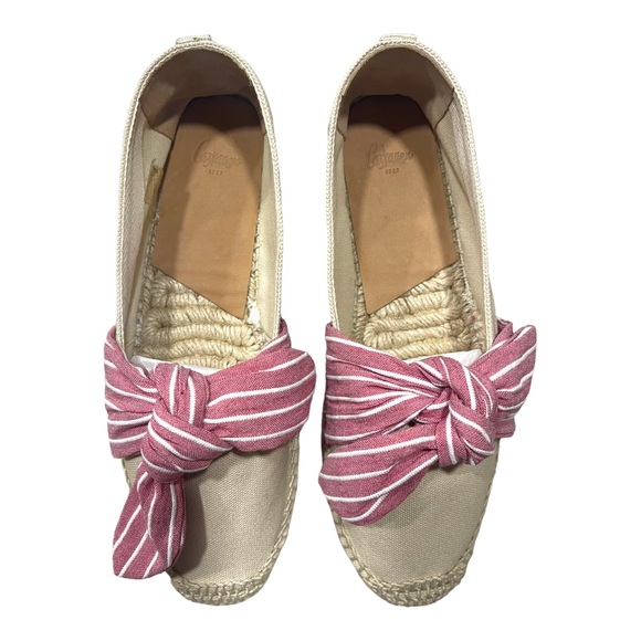 Castañer Rojo Red Kay Bow Flatform Espadrilles, 7.5 - Picture 4 of 7